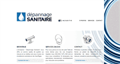 Desktop Screenshot of depannage-sanitaire.com